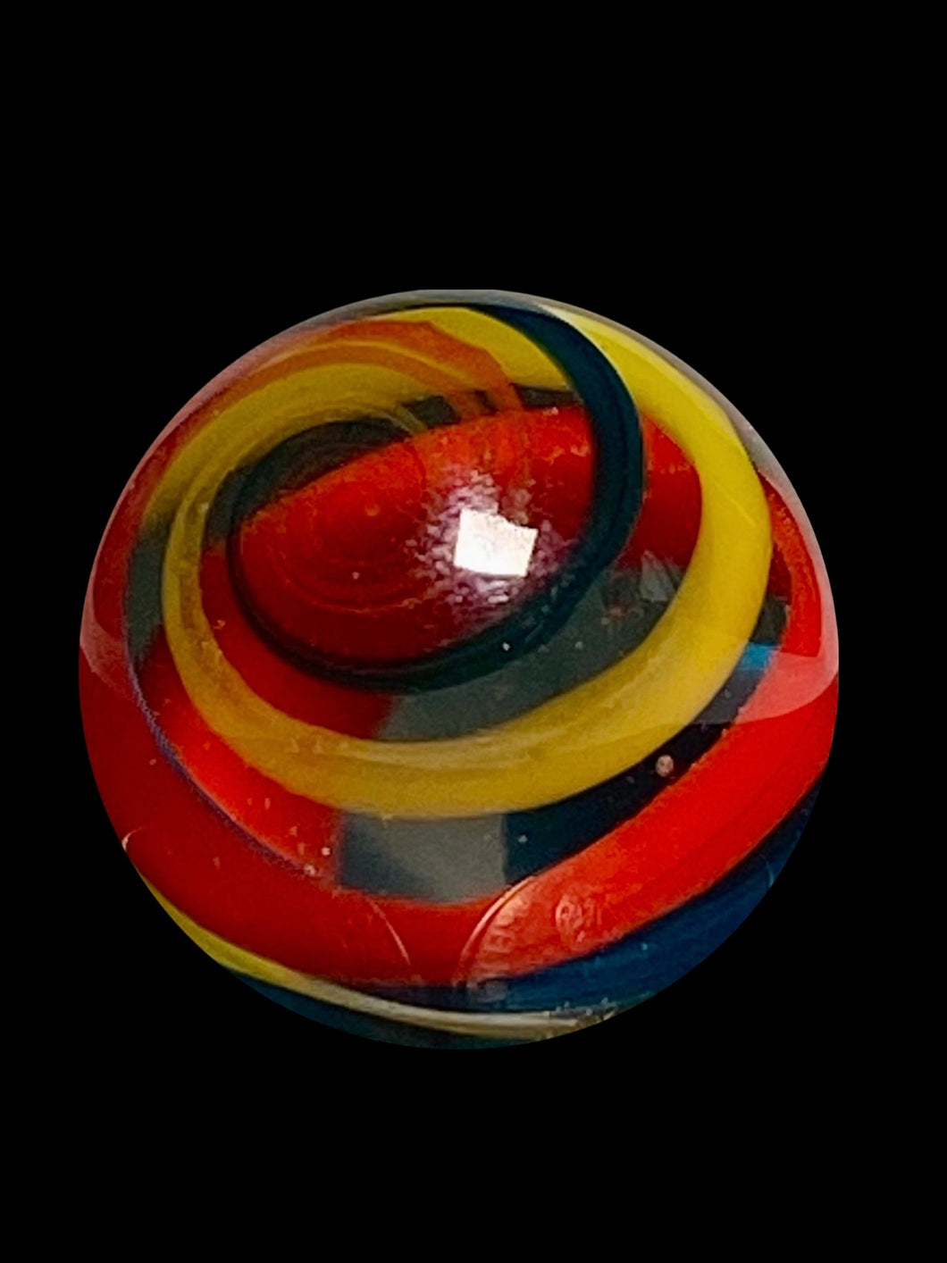 Fidget glass color mix marble 32