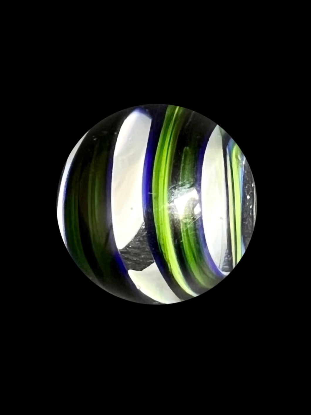 Fidget glass color mix marble 34