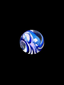 Fidget glass spiral marble 80